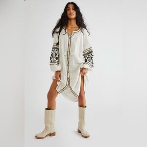 Free people embroidered dress tunic